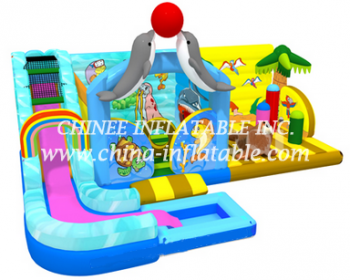 T2-3331 inflatable combo with slide