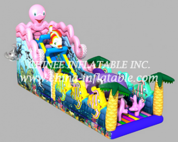 T8-1442 inflatable slide